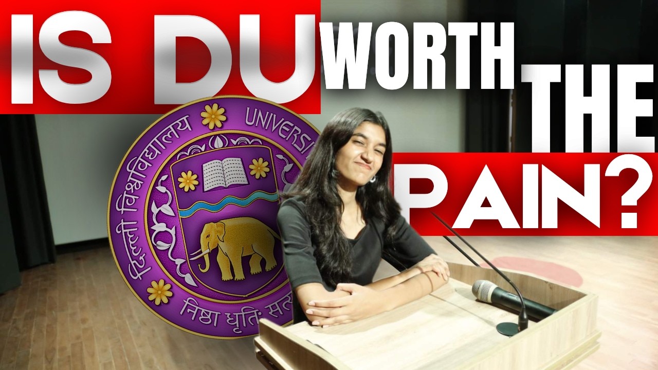 is Delhi University Overhyped? || My *Experience* as SRCC STUDENT