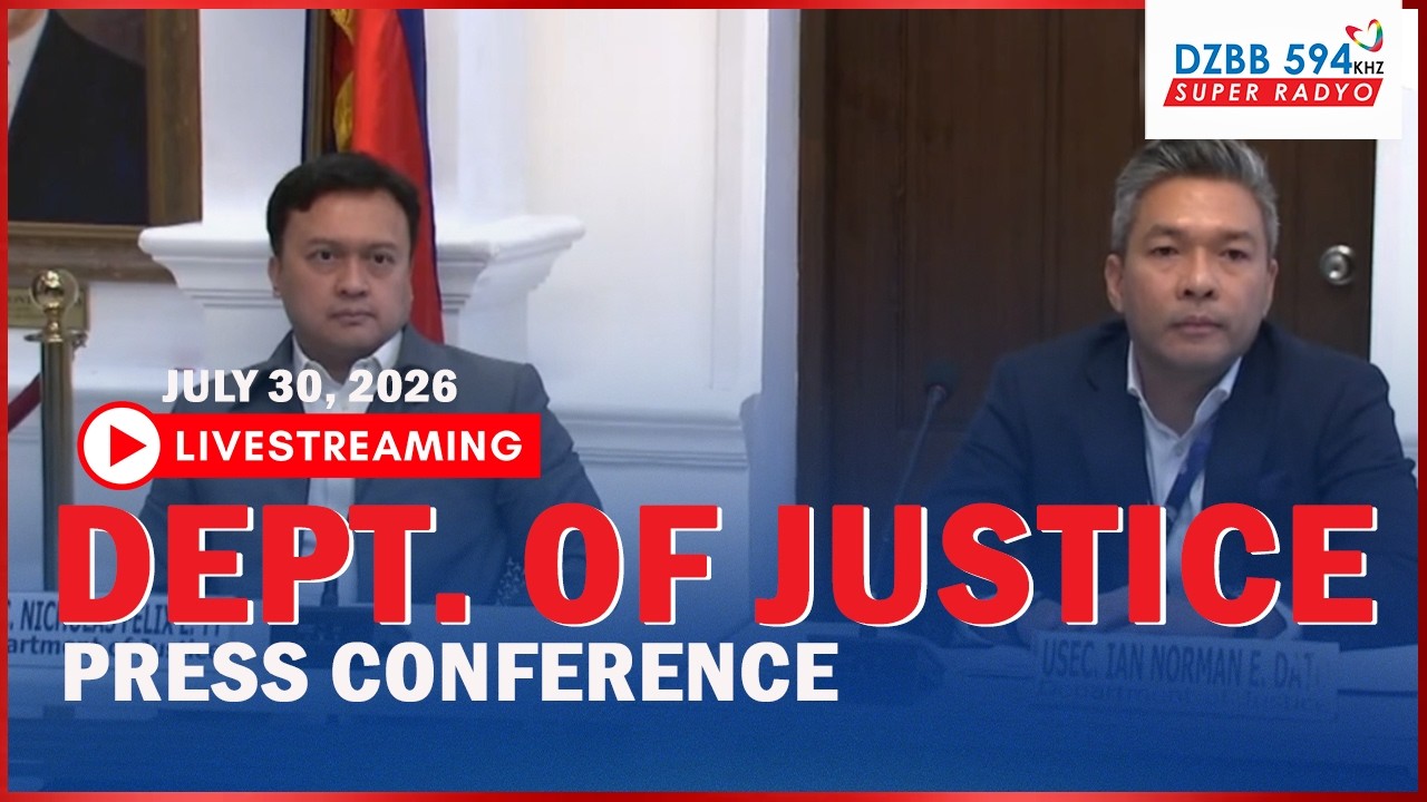 Department of Justice Press Conference | July 30, 2026