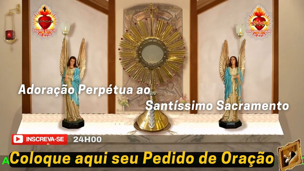 Ele Vive, Adoração Perpétua Ao Vivo Santíssimo Sacramento! JESUS EU CONFIO EM VÓS !  COMPARTILHE..