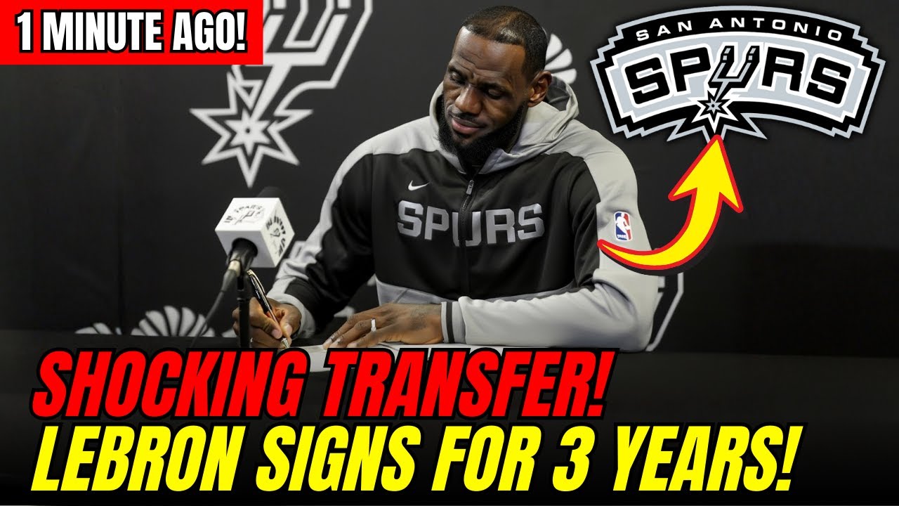 LEBRON JAMES SIGNS 3-YEAR DEAL — FANS IN PURE DISBELIEF | San Antonio Spurs