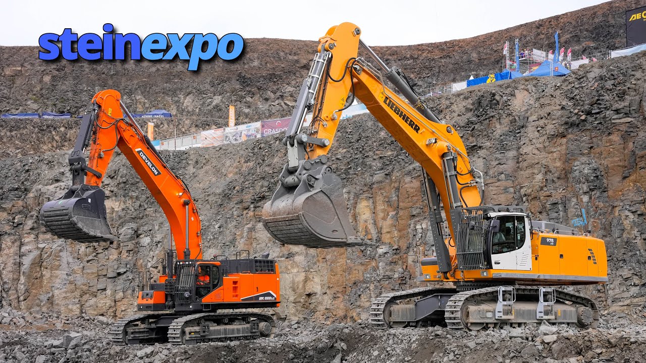 Heavy Equipment in Action at Steinexpo