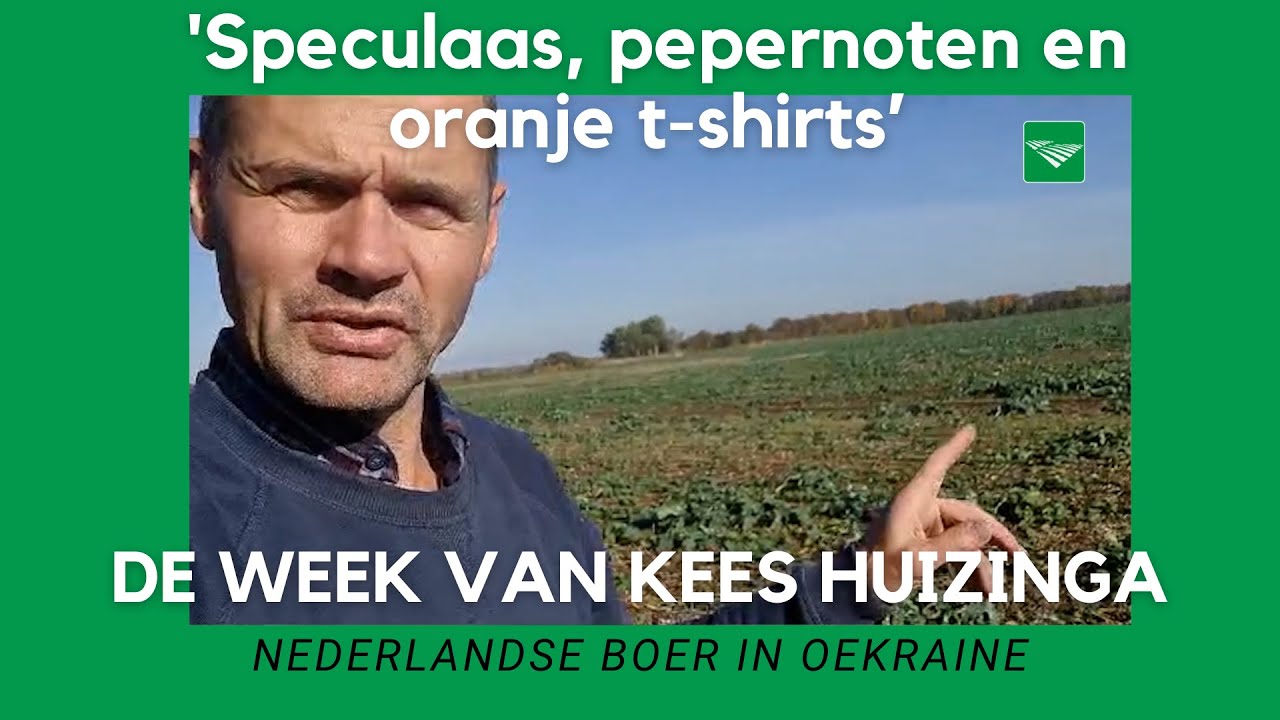 Oekraïne-vlogger Kees Huizinga: 'Speculaas, pepernoten en oranje t-shirts’