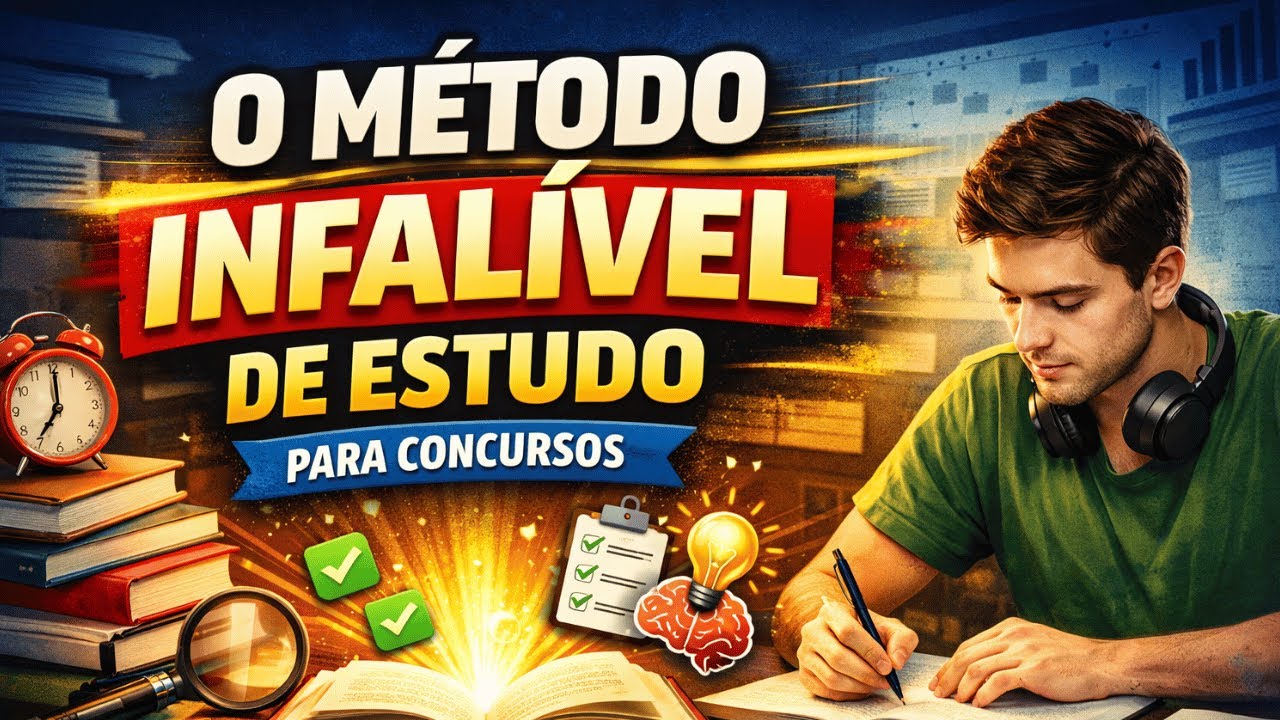 O MÉTODO INFALÍVEL DE ESTUDO - E QUE QUASE NINGUÉM CONSEGUE SEGUIR