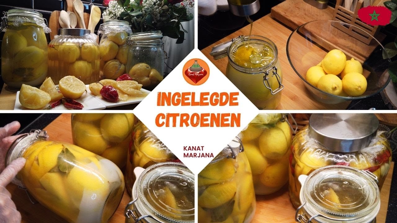 Marokkaanse gekonfijte citroenen | Kanatmarjana
