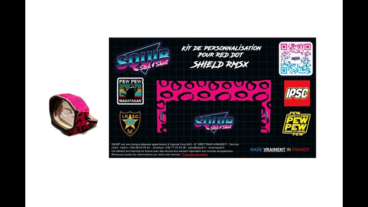 SQUIB - Tuto pose kit red dot Shield RMSx