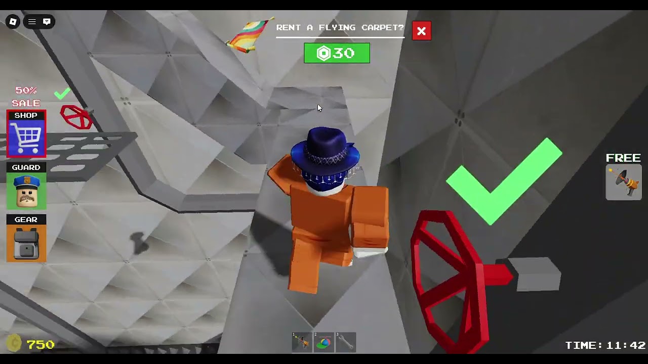 I Escaped Barry's prison #roblox#game#video