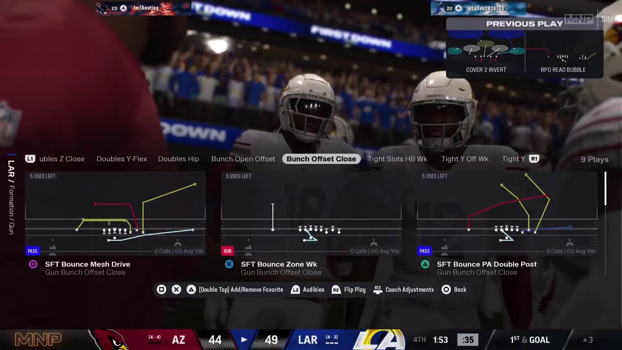 Rams Vs Cardinals Week 9 Big 32 League