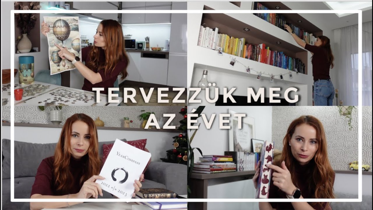 Tervezzük meg az évet - Könyvrendezés | Viszkok Fruzsi