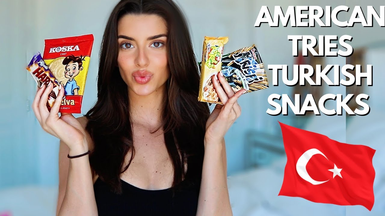 AMERICAN TRIES TURKISH FOOD/SNACKS FOR THE FIRST TIME