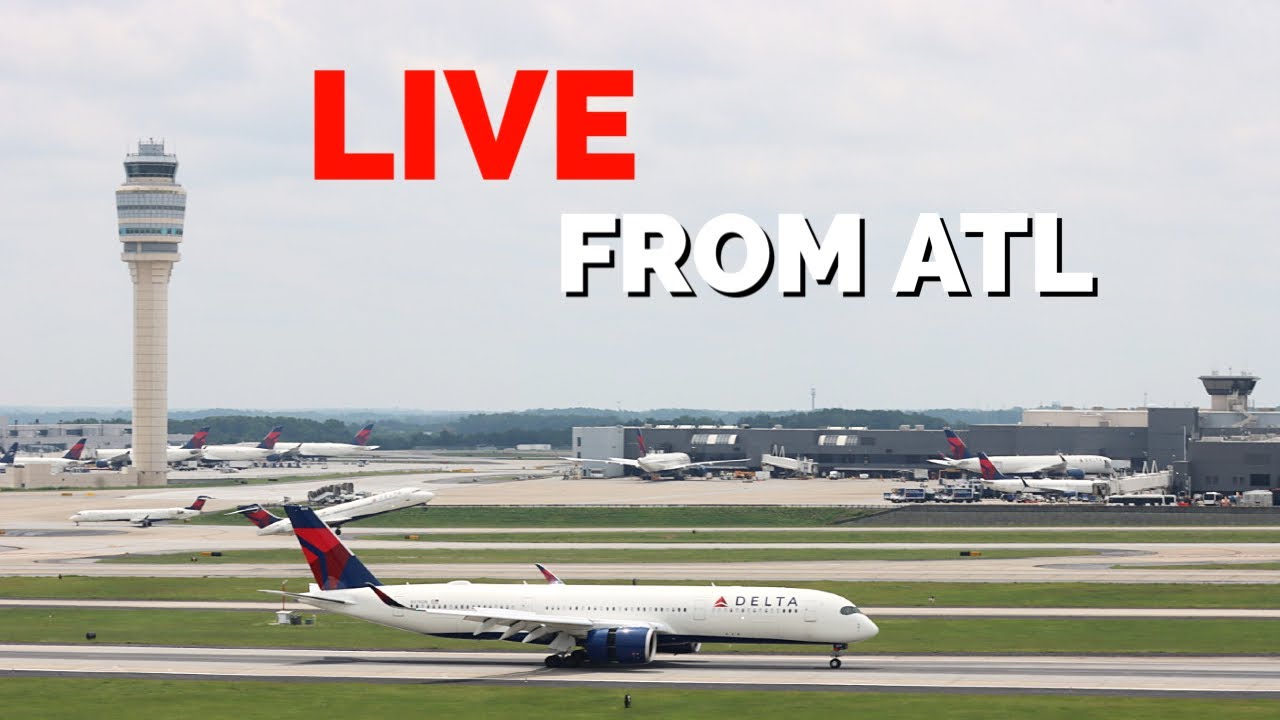 LIVE 🔴 Atlanta Hartsfield-Jackson International Airport | LIVE ATC
