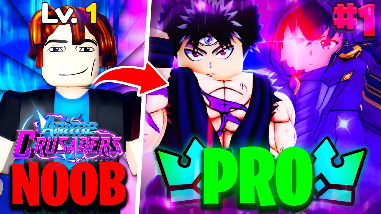 LUCKIEST Start! Noob To Pro #1 Anime Crusaders Roblox!