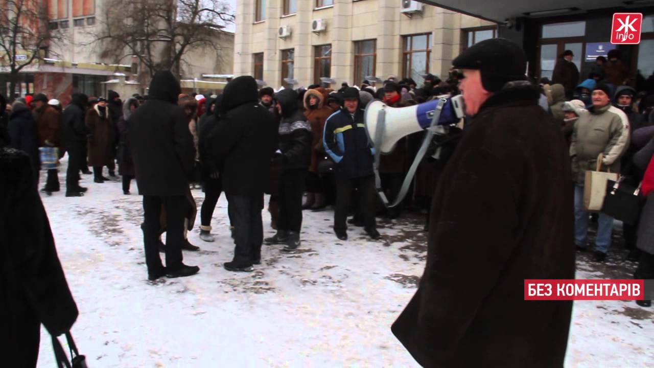 В Житомире участников провласного митинга проверяют по списку - Житомир.info