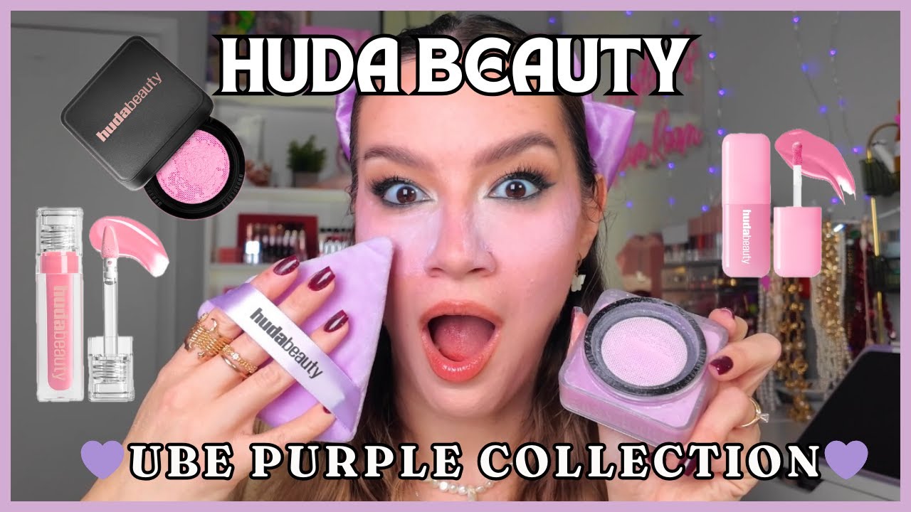 HUDA BEAUTY UBE COLLECTION| PURPLE POWDER?!💜