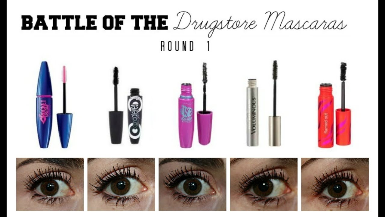 Battle of the Drugstore Mascaras: Round One