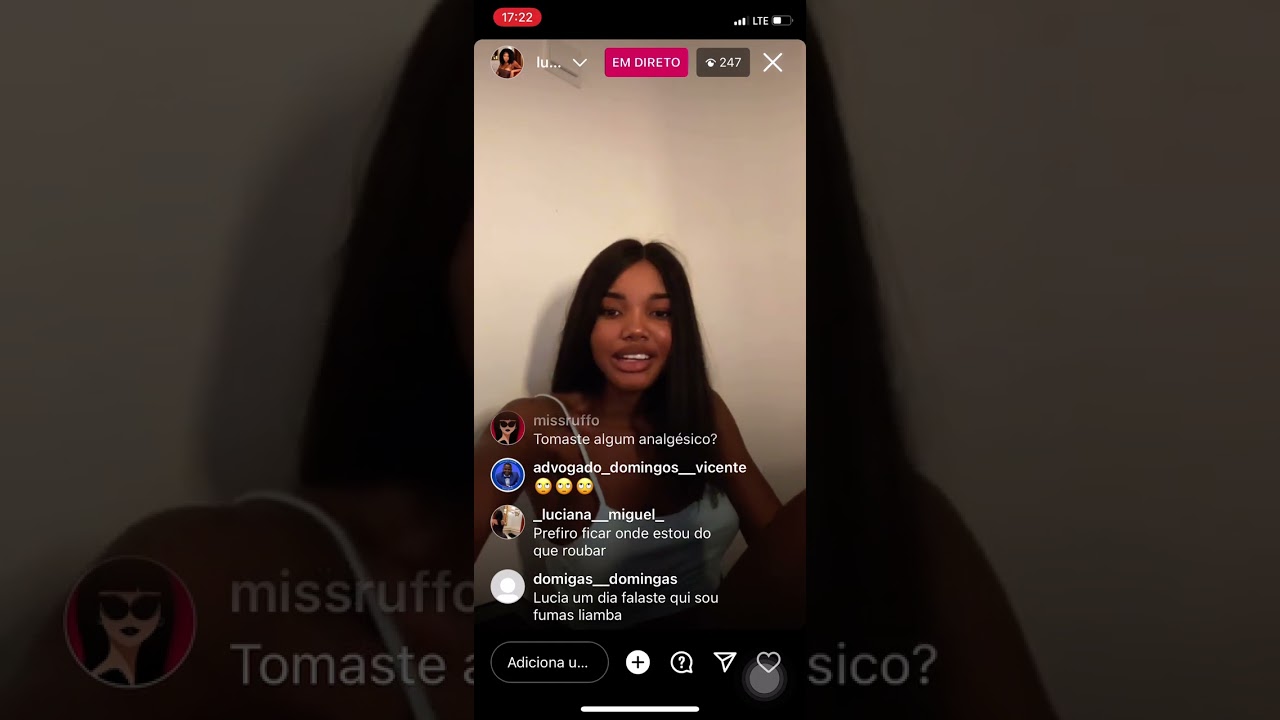Lucia de Fátima falam de como foi o seu passado.
