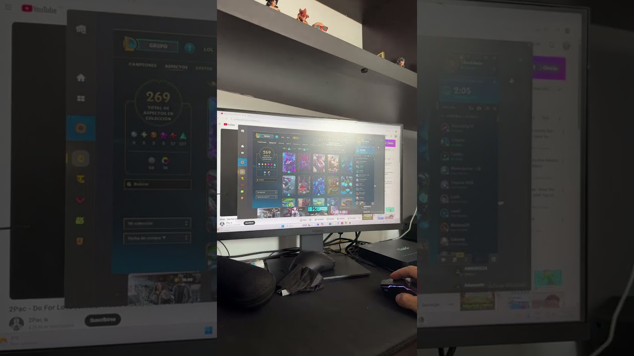 Skins ganadas en 11 años jugando league of legend 