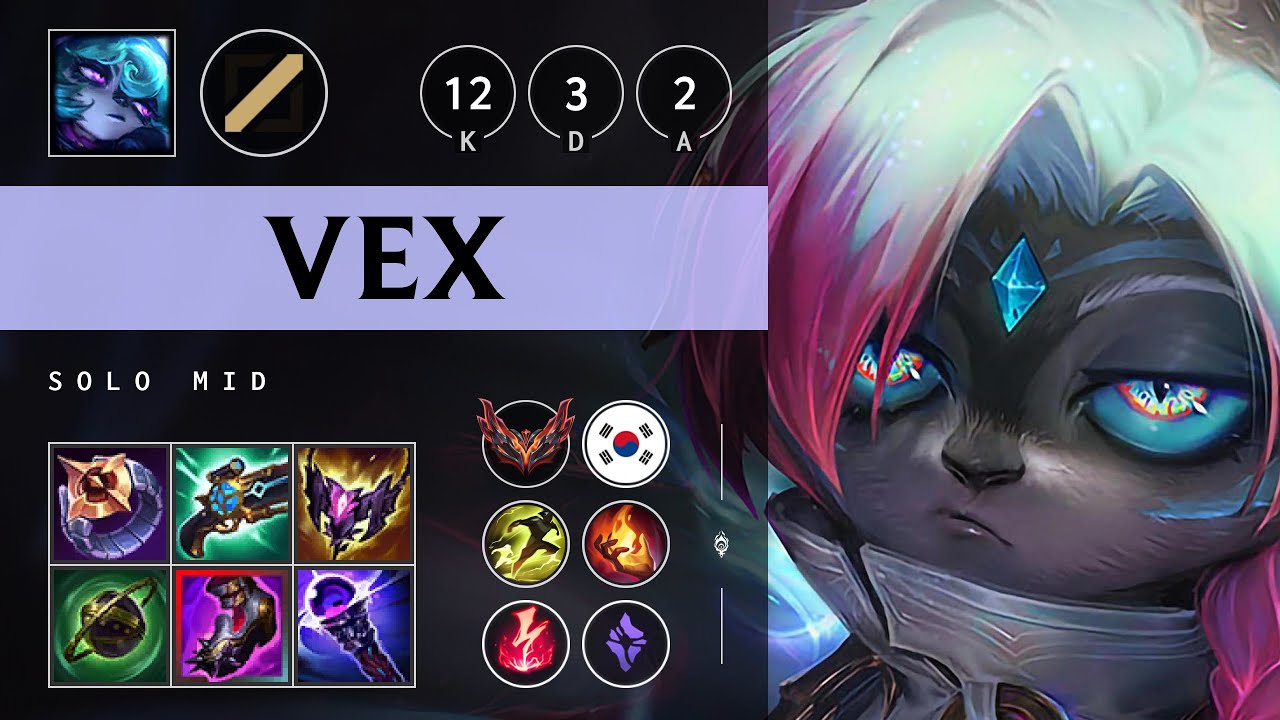 Vex Mid vs Zed - KR Grandmaster Patch 25.05