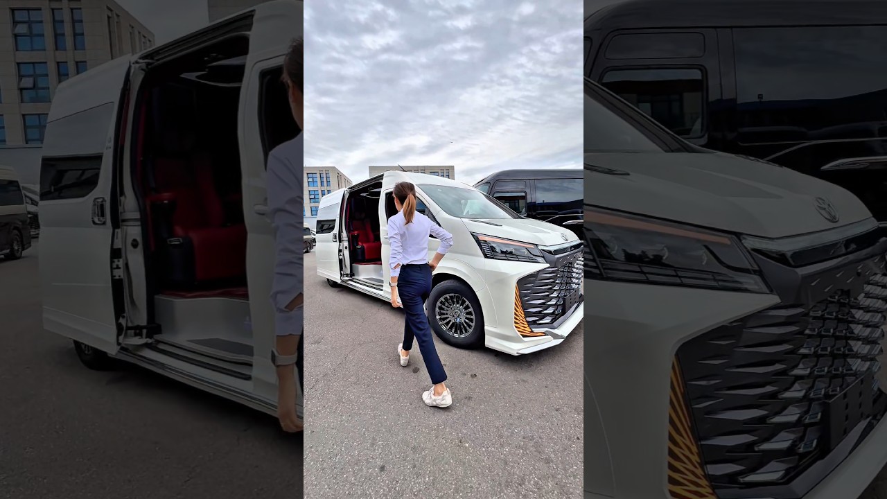 Magnificent! Toyota Hiace 6-seater with toilet #toyota #hiace #customhiace #customtoyota #toyotabus