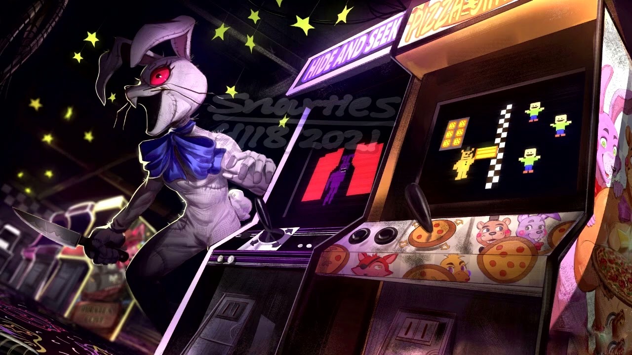 FNAF Security Breach - Arcade Machine Music Ambience 03 (1 Hour Loop)