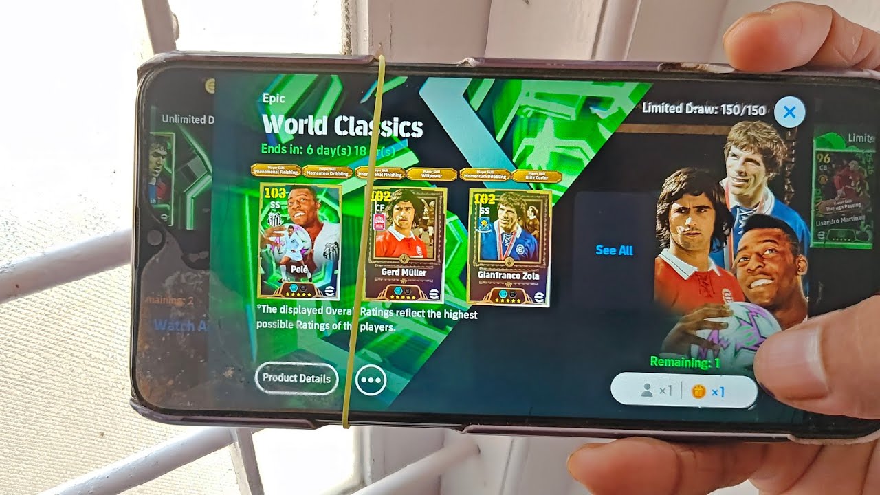 FREE TRY EPIC MULLER & PELE 😱💯 TRICK FREE TRY EPIC MULLER,PELE,ZOLA WORLD CLASSICS EPIC PACK #shorts