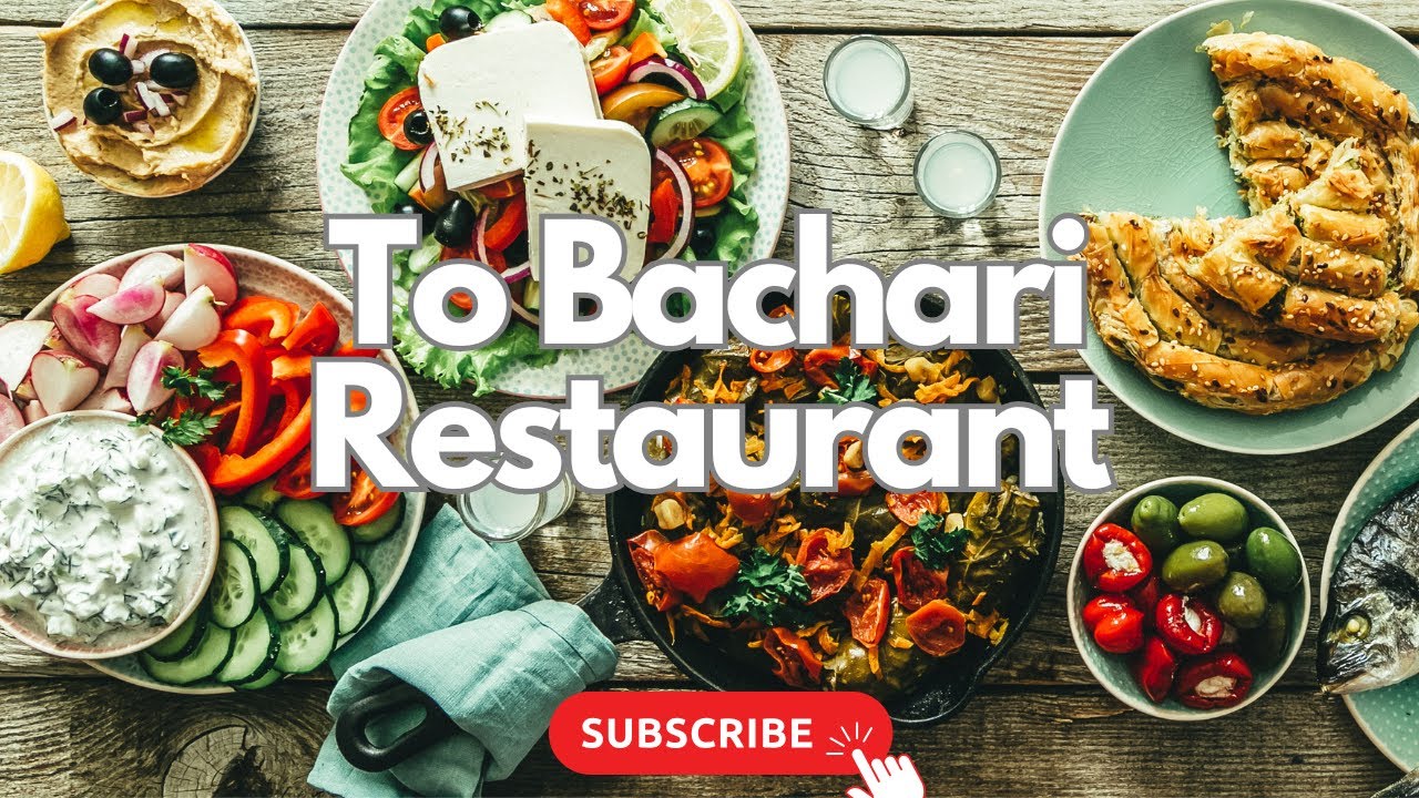 Sakız Adası'nın Çok Beğenilenlerinden! Bachari Restaurant | sakız adası vlog | #sakizadasi