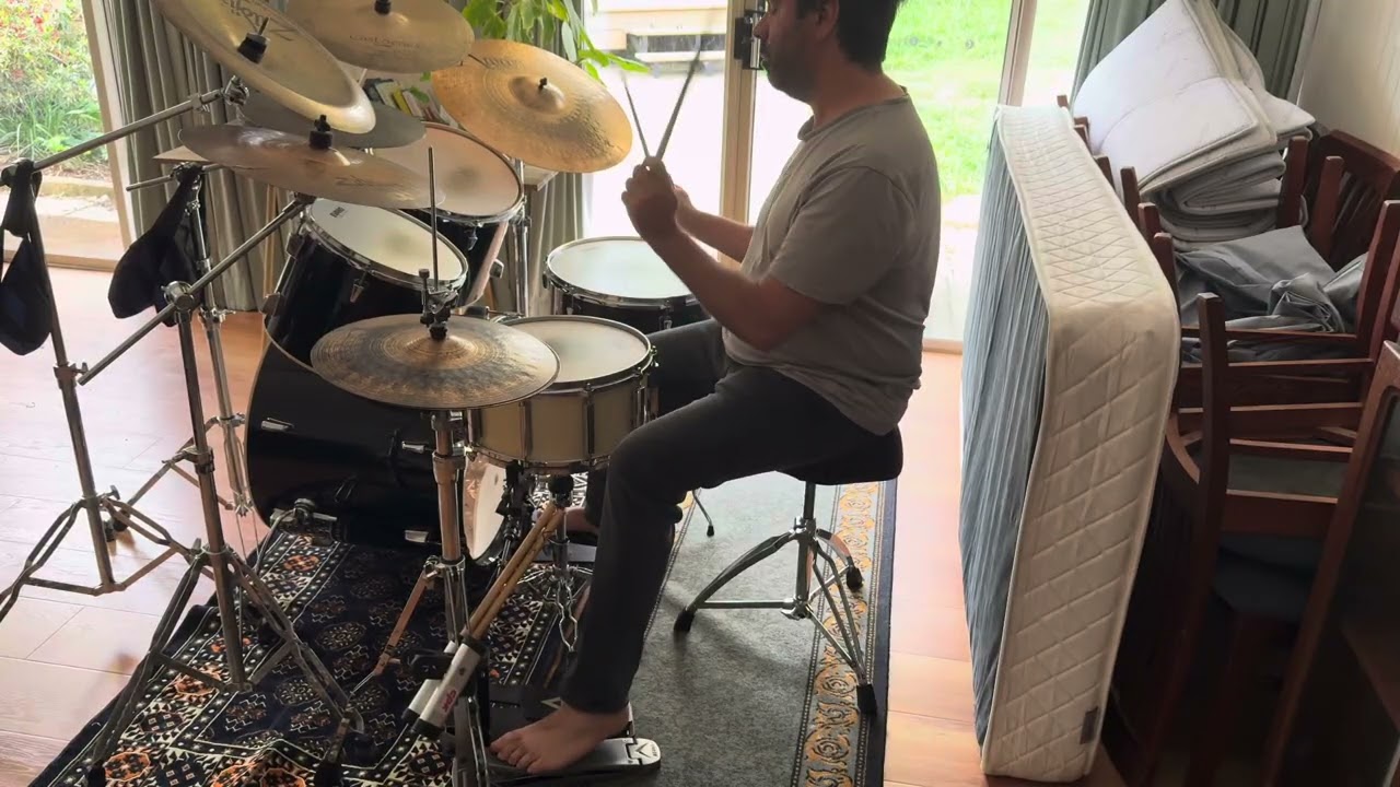 #15 -- Drummer unsure about what swing is. Keeps pulling weird stuff out of his pocket.