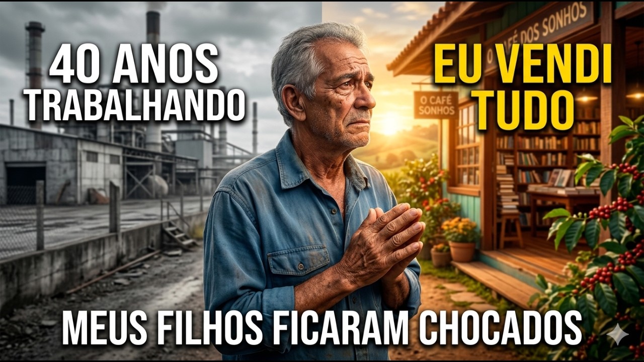 Ele trabalhou 40 anos na mesma fábrica… e sua decisão na aposentadoria chocou os filhos