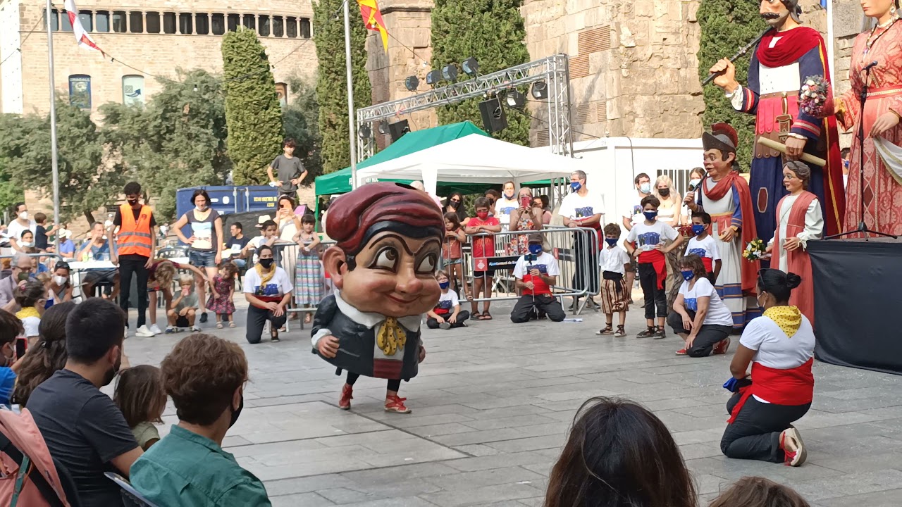 Ball del Nan Cu-cut de la pla&ccedil;a Nova | XL Trobada de gegants de Sant Roc a Barcelona 2021