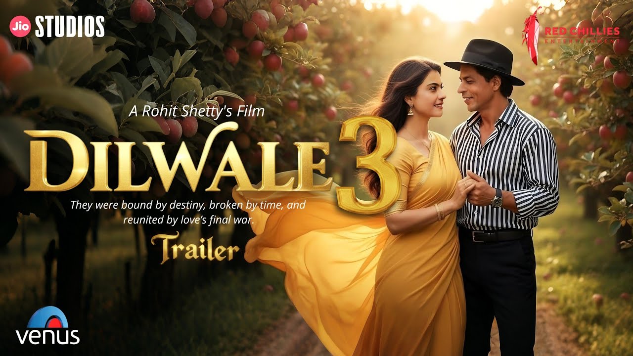 Dilwale 3 | Concept Trailer | Shahrukh Khan | Kajol Devgn | Rohit shetty | Jio Studios | Devgn Films