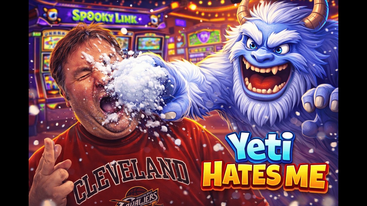 👻Spooky Link😬Yeti Free Games RETRIGGER, AND Random Feature And Yeti STILL HATES ME! #casino #slot