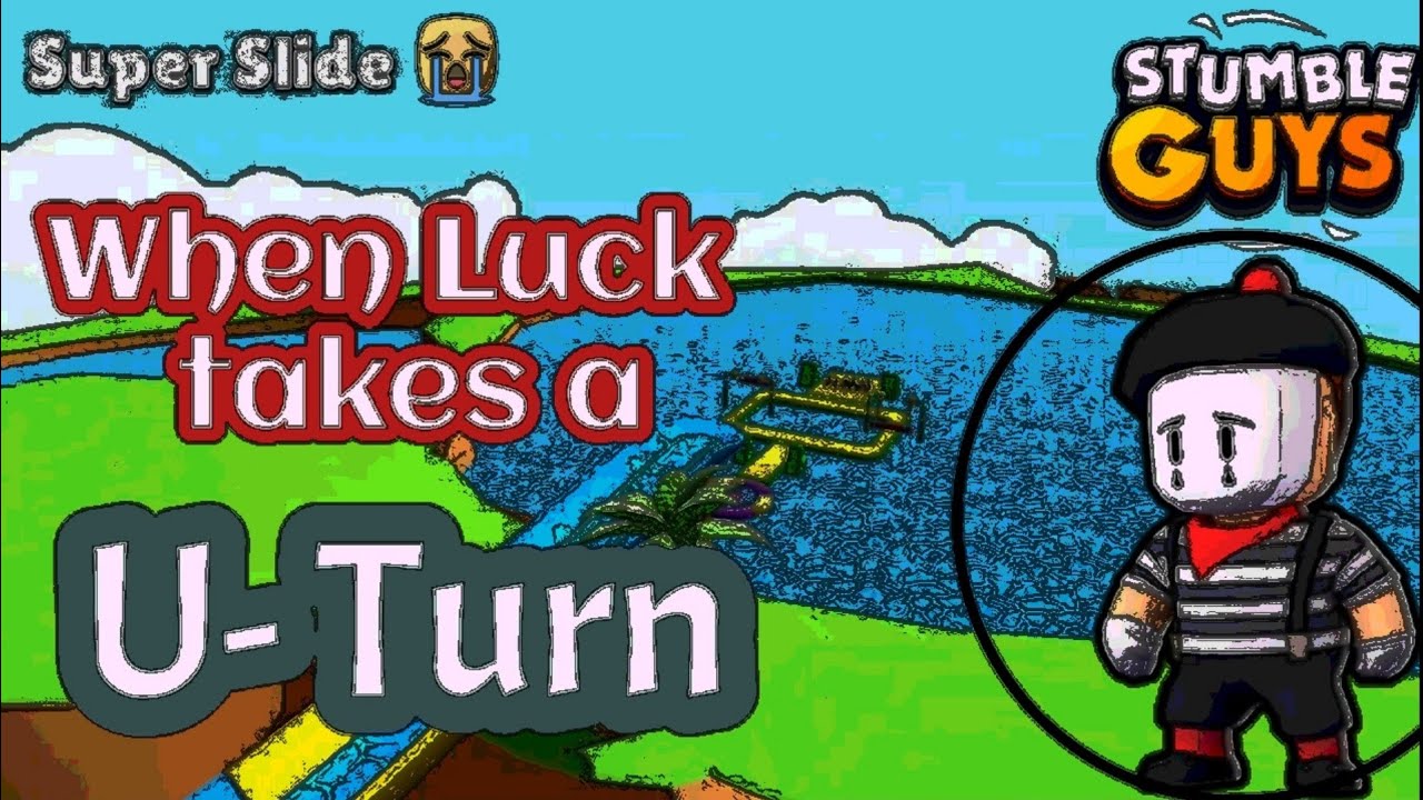 Overconfidence always Drown(Dubana) you into water😂Super Slide funny Edited🔥 Stumble Guys