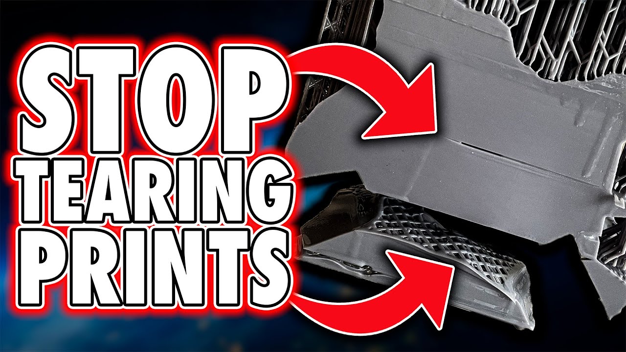 FIX your RESIN PRINTER with this ONE SETTING - It's not what you Think! - How to fix Layer Tearing