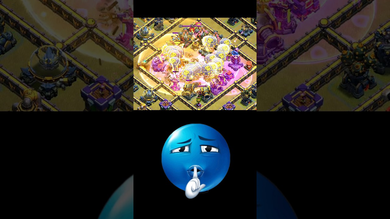 Balloon + Blimp New Technique Attack Strategy 😱🔥#clashofclans #coc #gaming #shorts #new #games#viral