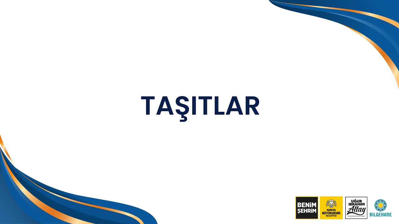 Bilgehaneler Türk İşaret Dili Eğitimi I Ders 14: Taşıtlar