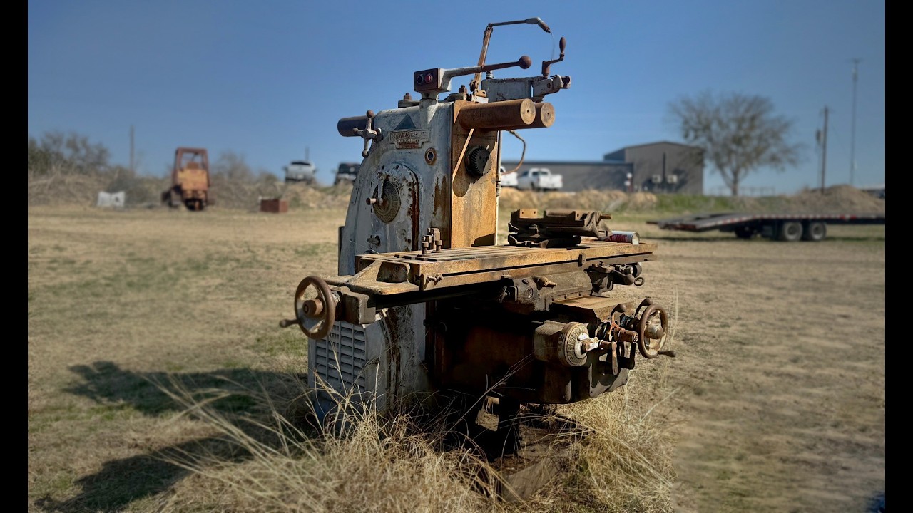 Фрезерный станок спасен с поля! Будет ли этот K&T снова работать?