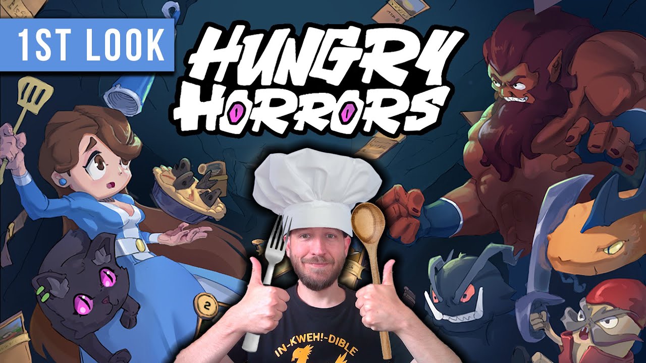 First Look at Hungry Horrors - A Culinary Deckbuilder where you feed myths & legends