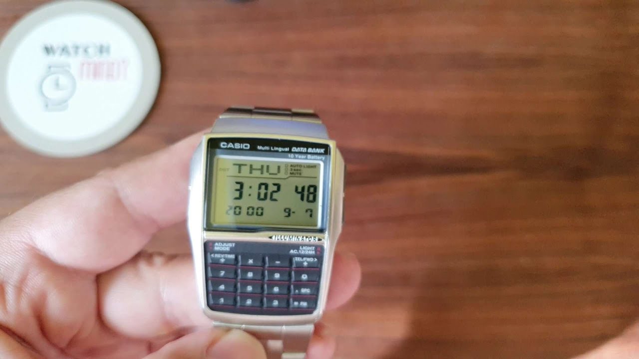 Casio Vintage Collection Data Bank/Calculator watch DBC-32D-1AES, UNBOXING, 4K