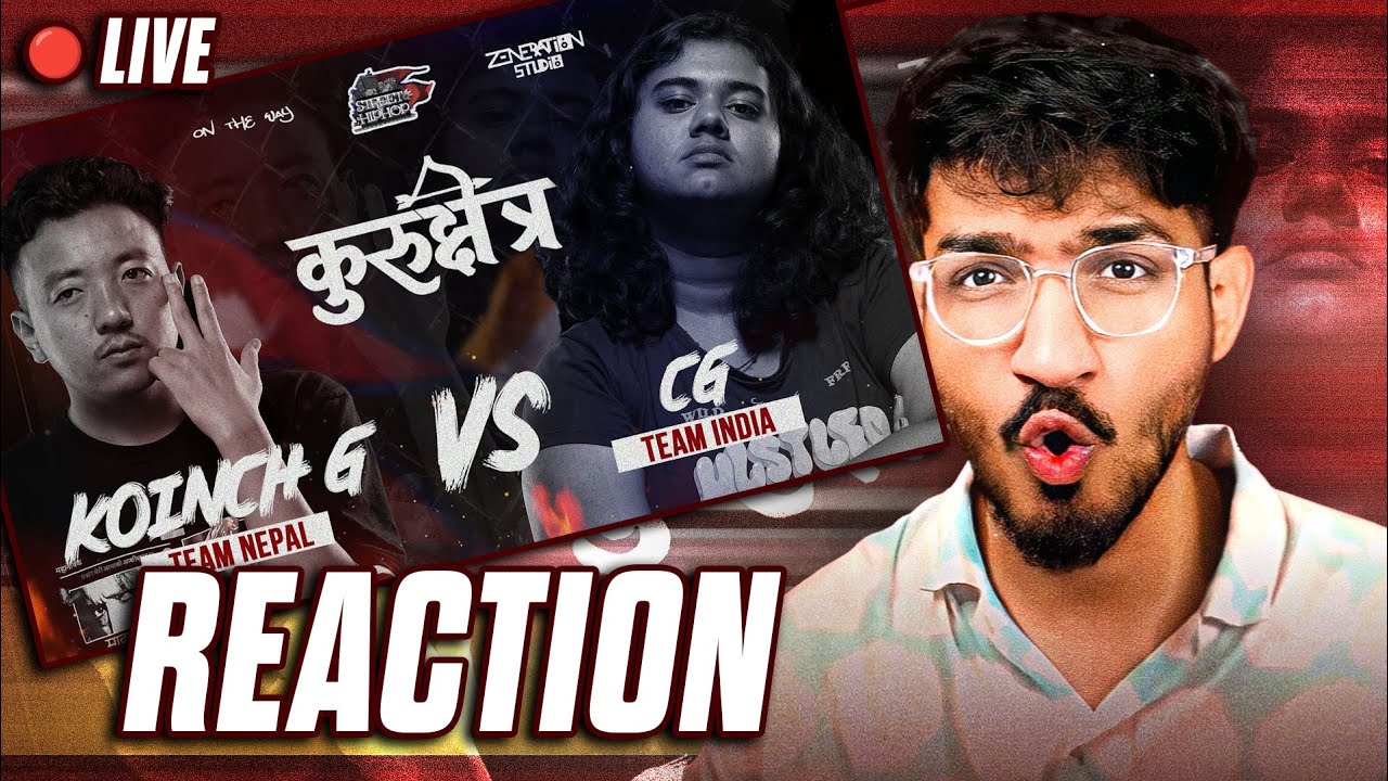 🔴LIVE : CG VS Koinch G | RAP BATTLE REACTION