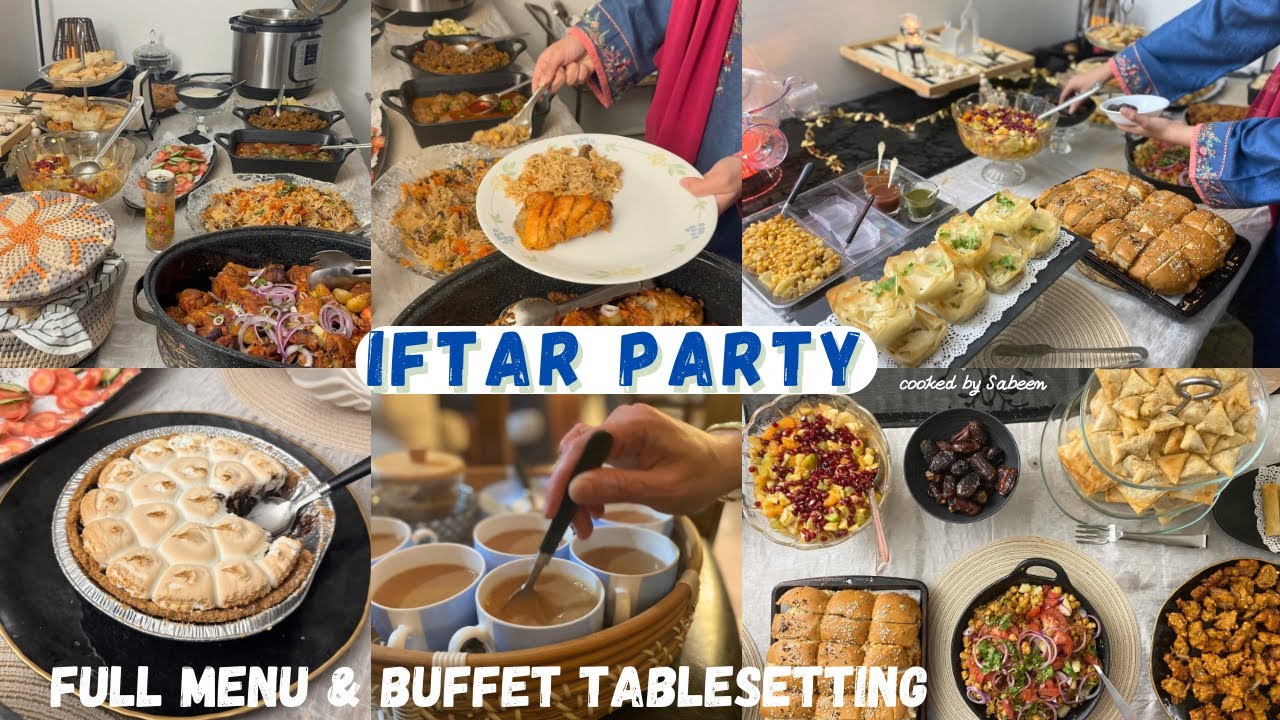 Iftari Ho Tou Aisi |Grand Menu & Elegant Table Decor Ideas|Steam Roast| Dawat Vlog|Cooked by Sabeen