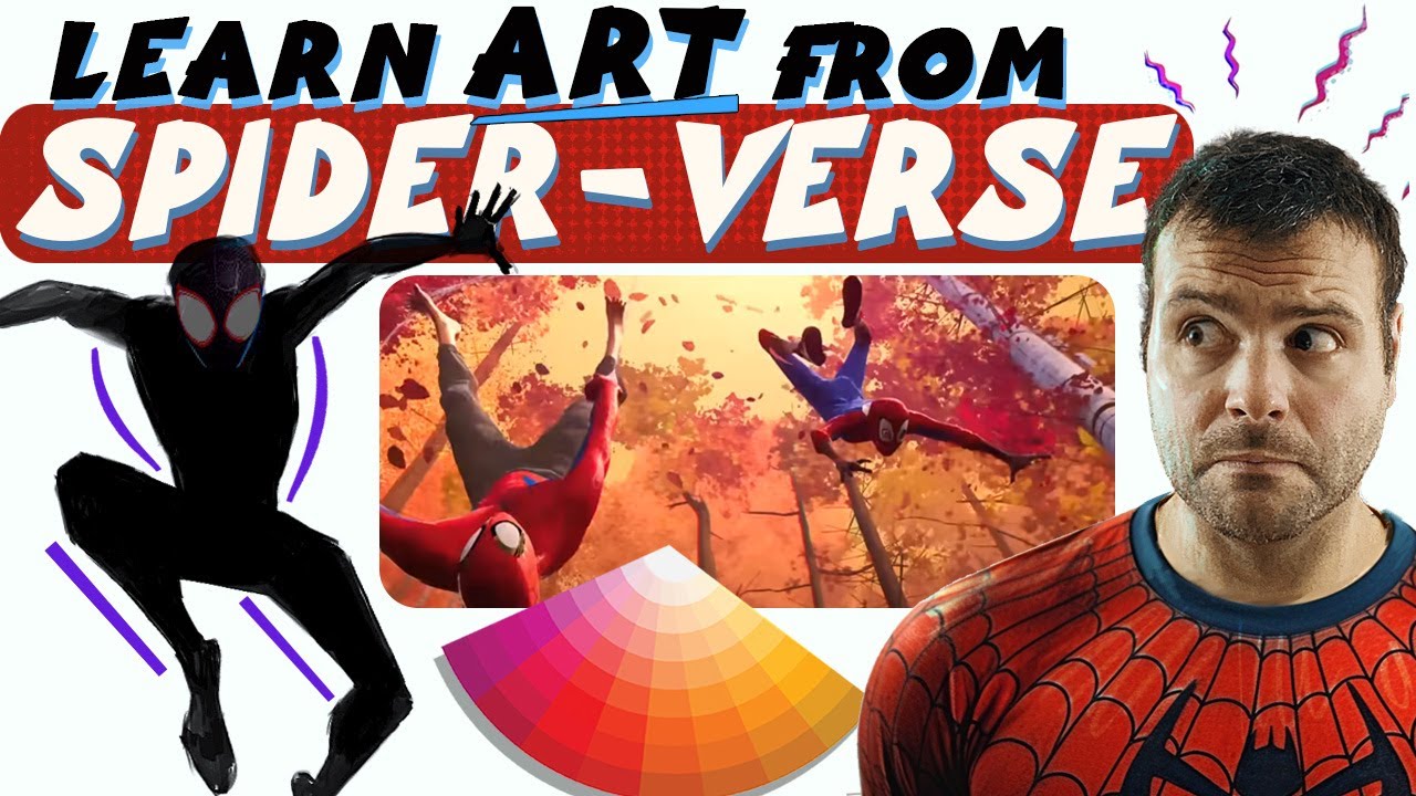 Let's LEARN ART From SPIDER-VERSE!