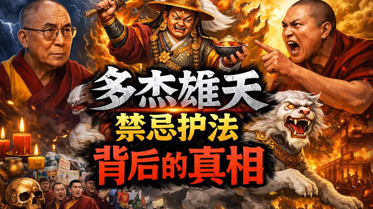 多傑雄天，揭秘禁忌護法背後的真相！多傑雄登是誰的轉世？杜固扎巴堅贊為何離奇死亡？達賴喇嘛何必封殺雄天？藏密護法體系是神是魔？雄天信仰爭議帶給我們怎樣的啟示？最後的真理掌握在誰手中？｜古靈精怪我老秦