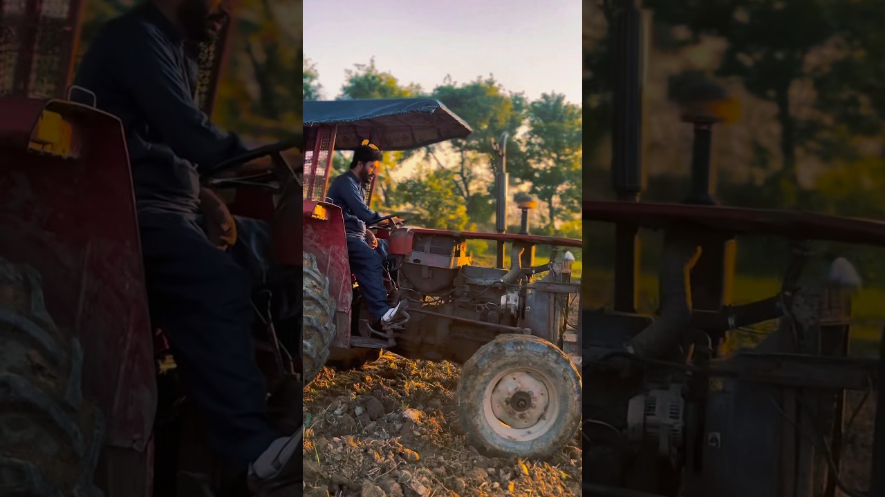 Desi style mein tractor driving!#virelshorts #youtubeshorts #pindawale #desi