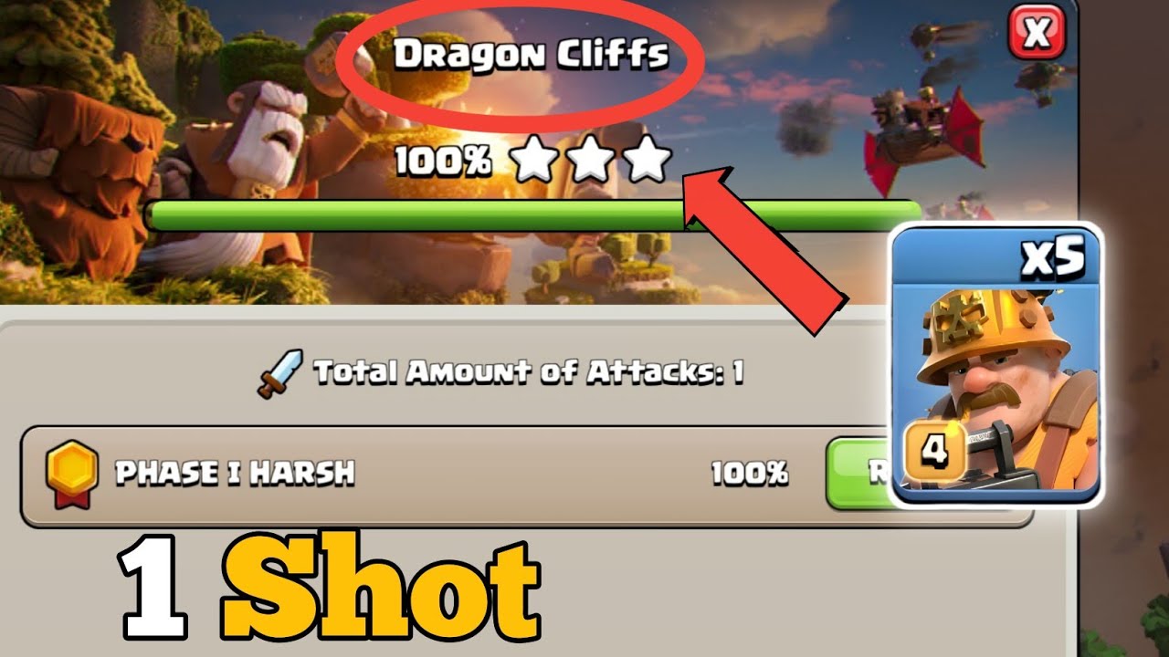 How to One Shot Dragon Cliff in Clan Capital