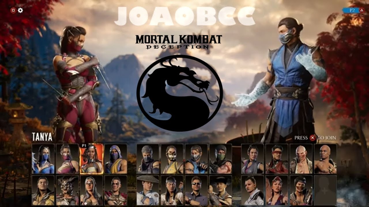 MORTAL KOMBAT 1: CHARACTER SELECT WITH MK DECEPTION THEME