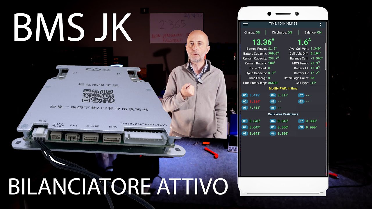 Bilanciatore Attivo da 2A sul BMS JK: Semplicità e Efficienza in Azione