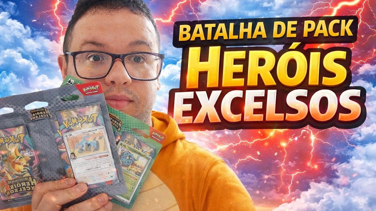 BATALHA DE PACK HERÓIS EXCELSOS! QUANTOS HITS TIRAMOS?? 🤔🤔 PARTE 1
