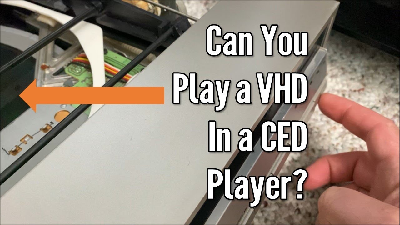 VHD Disc in a CED Player: Will It Actually Play?!