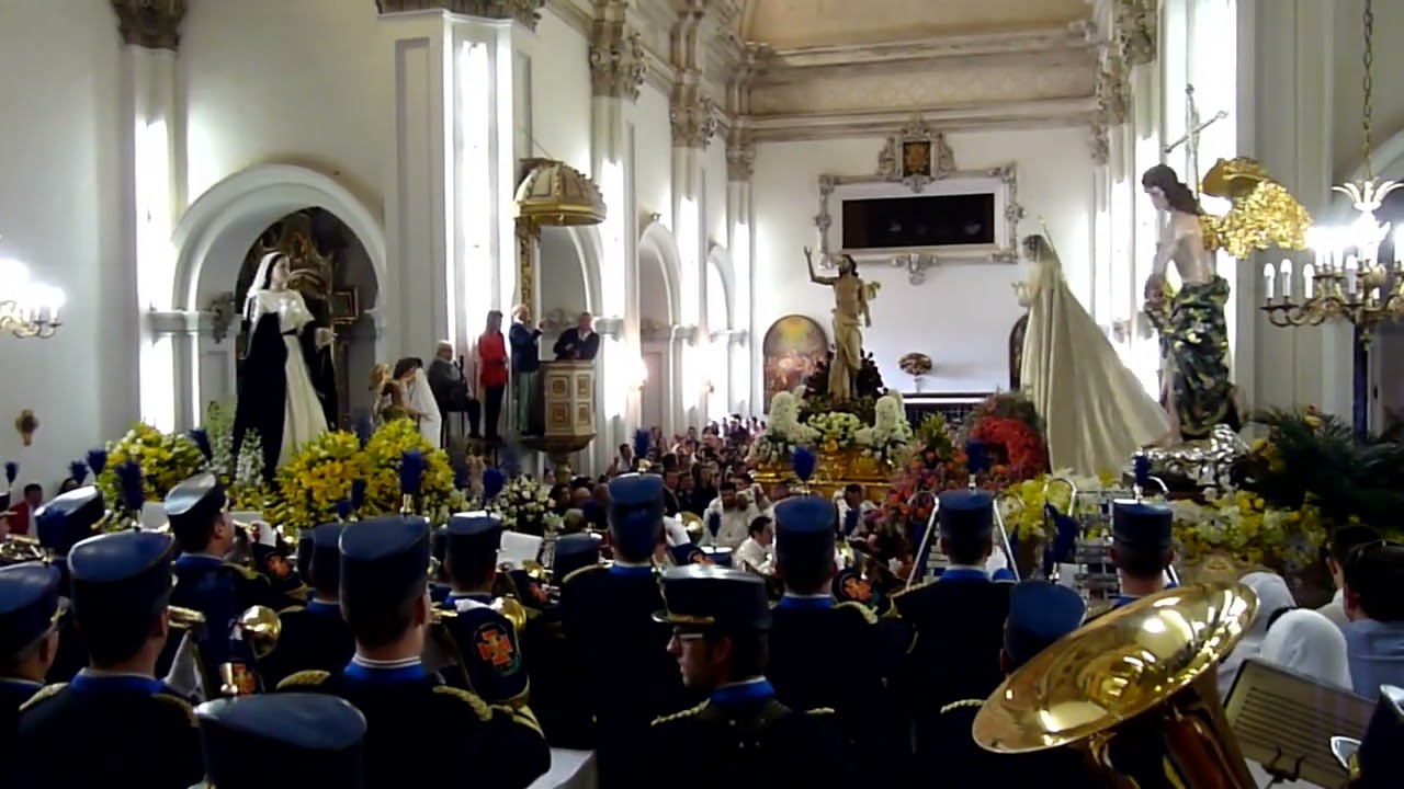 Himno al Resucitado de Mula en el Real Monasterio de la Encarnación.