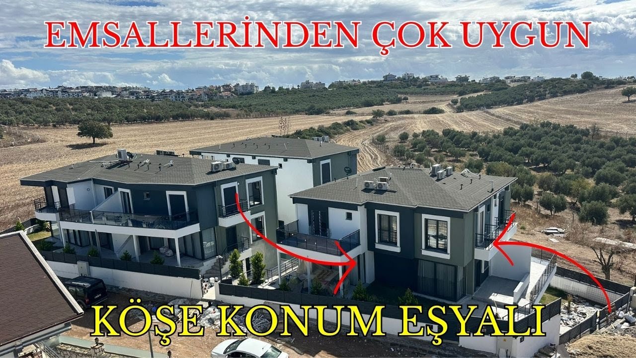 EMSALLERİNİN 1 MİLYON ALTINDA! DİDİM HİSAR’DA DENİZ MANZARALI, 3+1 EŞYALI VİLLA #didim #villa #viral