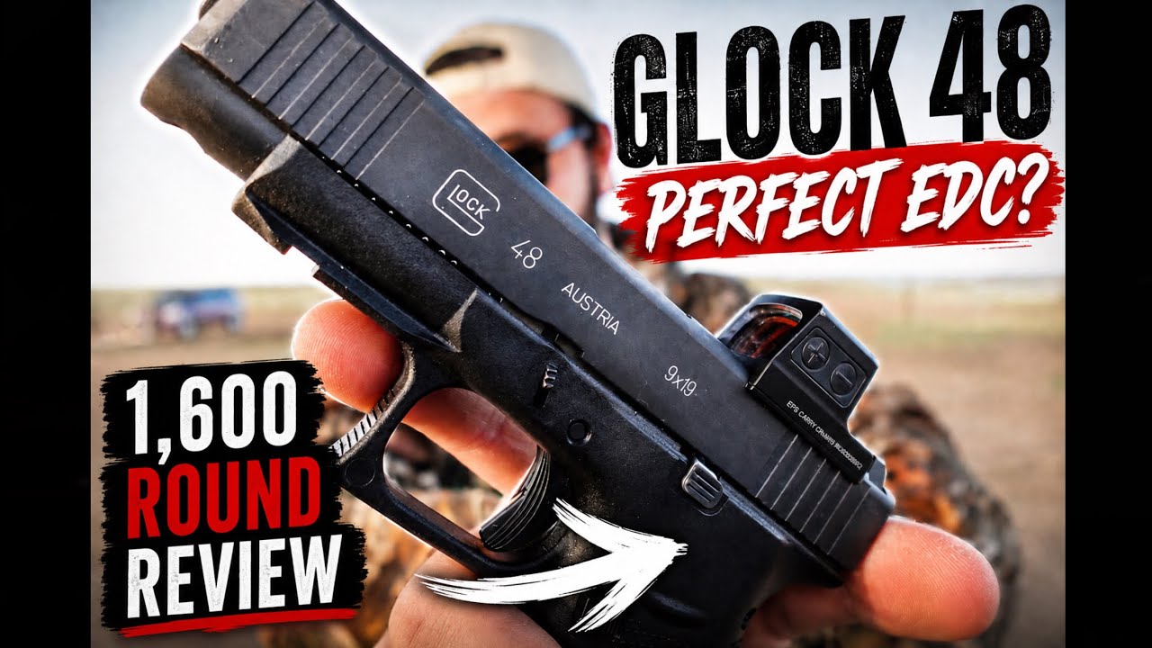 Glock g48 1,600 round review! 